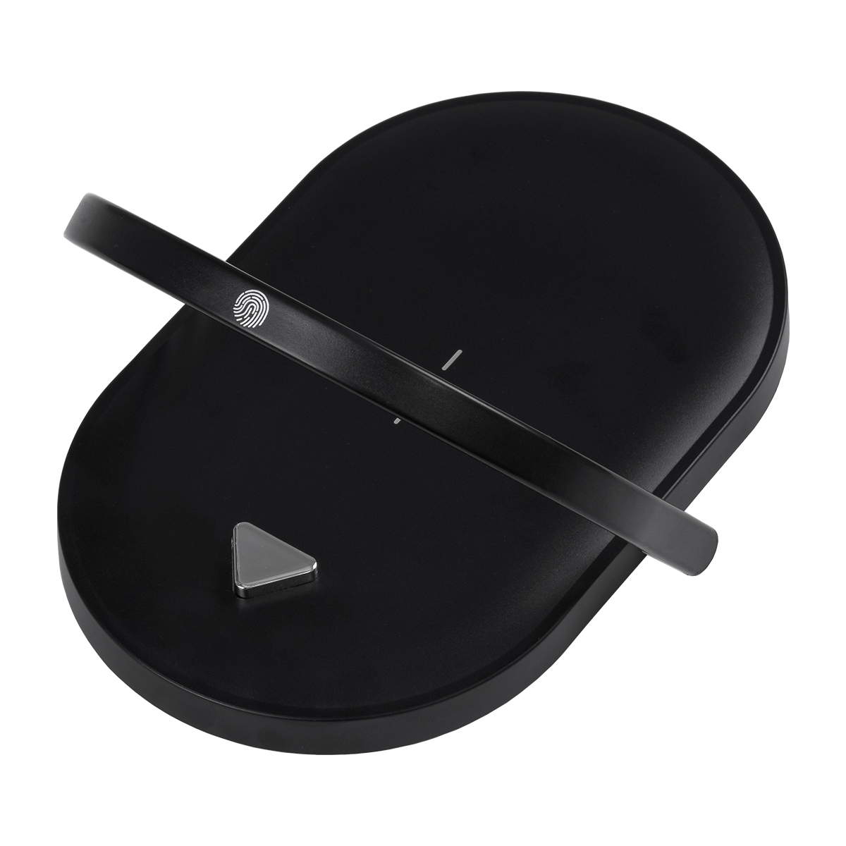 GloboStar® ECLIPSE 76558 Μοντέρνο Επιτραπέζιο Φωτιστικό Πορτατίφ LED 15W 1200lm 180° AC 230V - με Ασύρματη Φόρτιση - Wireless Charger - Διακόπτη Αφής με 3 Εντάσεις Φωτισμού Φυσικό Λευκό 4500K Dimmable - Μ17 x Π13 x Υ10 - Μαύρο - Image 7