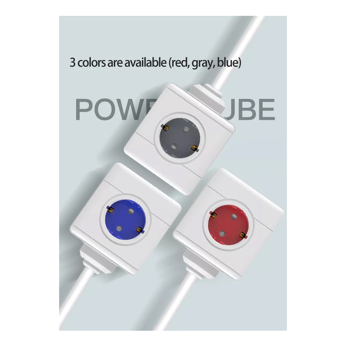 GloboStar® TRAVEL PowerCube PRO Certified 79639 Πολύπριζο 6 Θέσεων με 1.5m Kαλώδιο - 4 Πρίζες Ασφαλείας Childproof EU Schuko AC 220-240V & 2 Πρίζες USB Max 2.1A/DC 5V Μ7.5 x Π7.5 x Υ7.5 - Λευκό με Γκρι - Max Load 3680W/16A - Image 14