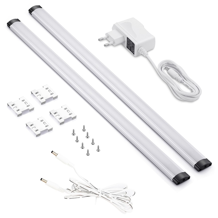 Avide LED Strip Cabinet Light 5W SMD2835 4000K IP44 2X50cm + Sensor