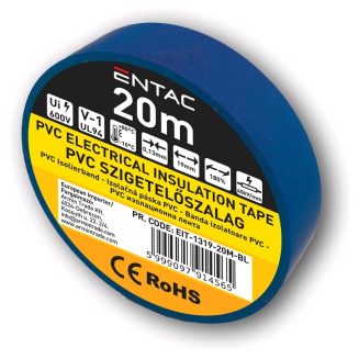 Entac Μονωτική 0.13x19mm Μπλέ 20m