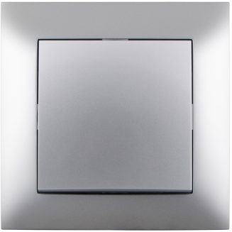 Entac 101 Arnold Recessed wall switch single-pole Silver