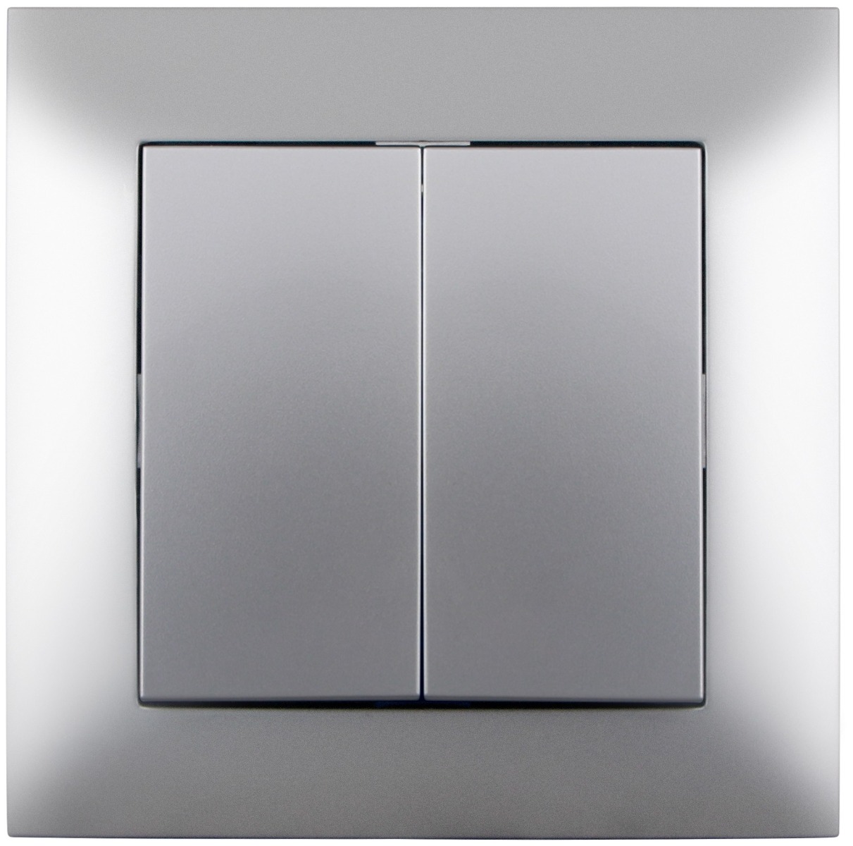 Entac 105 Arnold Recessed wall switch serial switch Silver