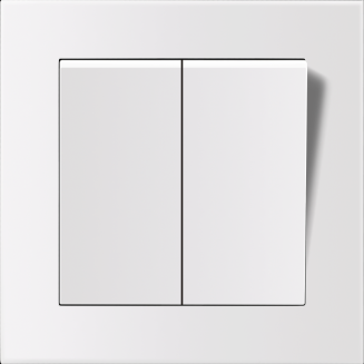 Entac 105 Arnold Recessed wall switch serial switch White