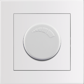 Entac Arnold Recessed wall switch dimmer max.200W White
