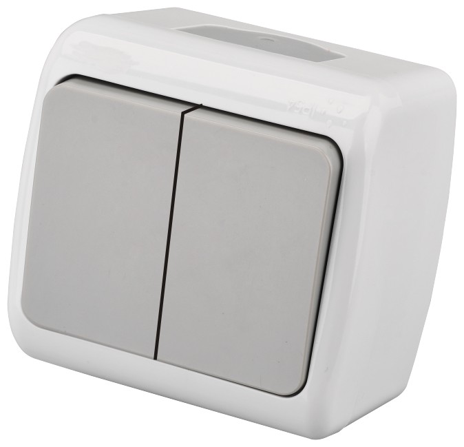 Entac 105 Stephan surface mounted wall switch serial switch IP54