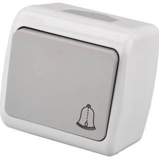 Entac Stephan surface mounted doorbell switch IP54