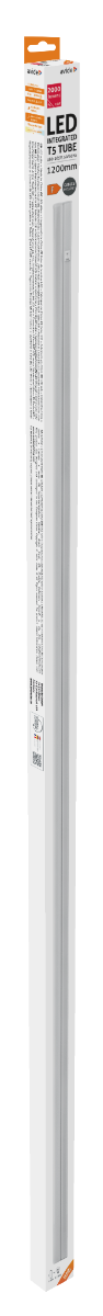 Avide LED T5 Integrated Tube 19W 1200mm NW 4000K with AC plug