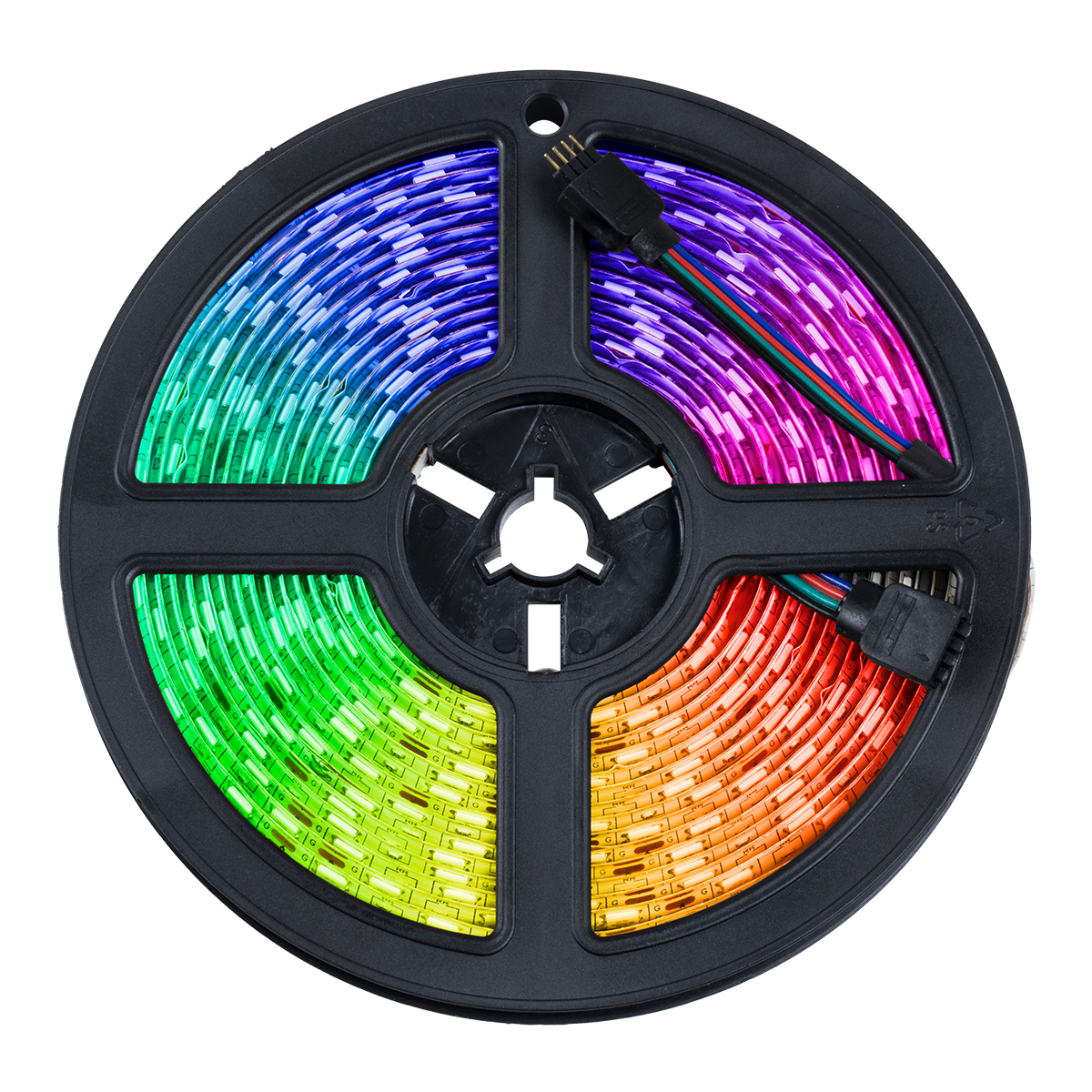 GloboStar 70418 Σετ Ταινία LED RGB SMD 5050 10m (2x5M) 7.2W/m 30LED/m 576 lm/m 120° DC 12V με Τροφοδοτικό & Ασύρματο Τηλεχειριστήριο Αδιάβροχη IP65 - Image 4