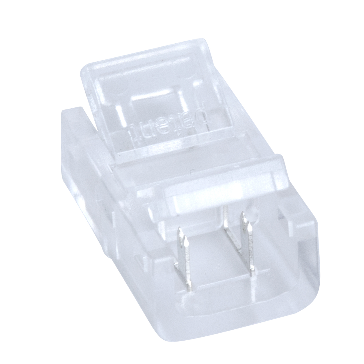 GloboStar® 70683 Ενωτικός Σύνδεσμος για Μονόχρωμη Ταινία LED 8mm 2 PIN σε Μονόχρωμη Ταινία LED 8mm 2 PIN Μ1.7 x Π1.1 x Υ0.7cm Διάφανο - Image 2