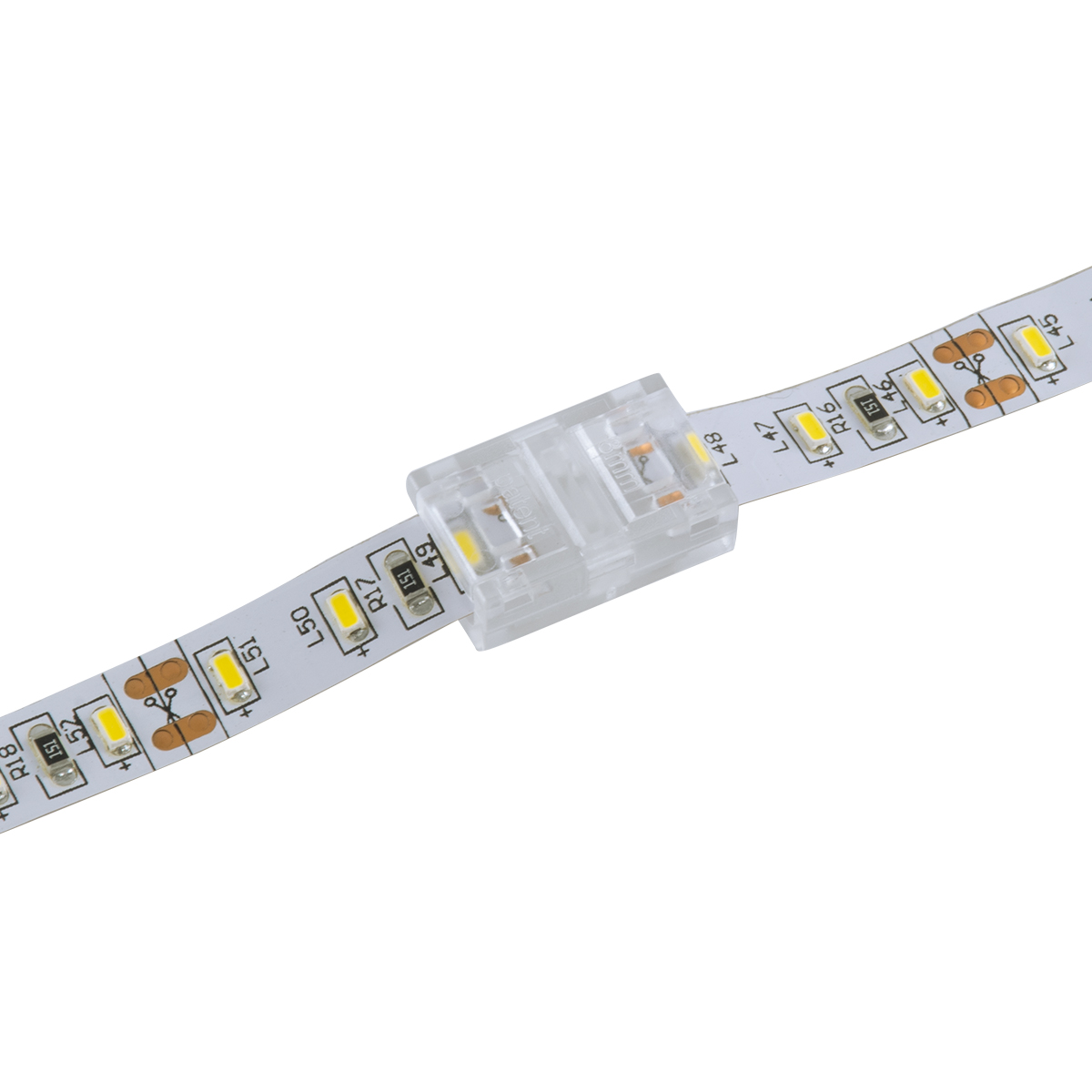 GloboStar® 70683 Ενωτικός Σύνδεσμος για Μονόχρωμη Ταινία LED 8mm 2 PIN σε Μονόχρωμη Ταινία LED 8mm 2 PIN Μ1.7 x Π1.1 x Υ0.7cm Διάφανο - Image 4