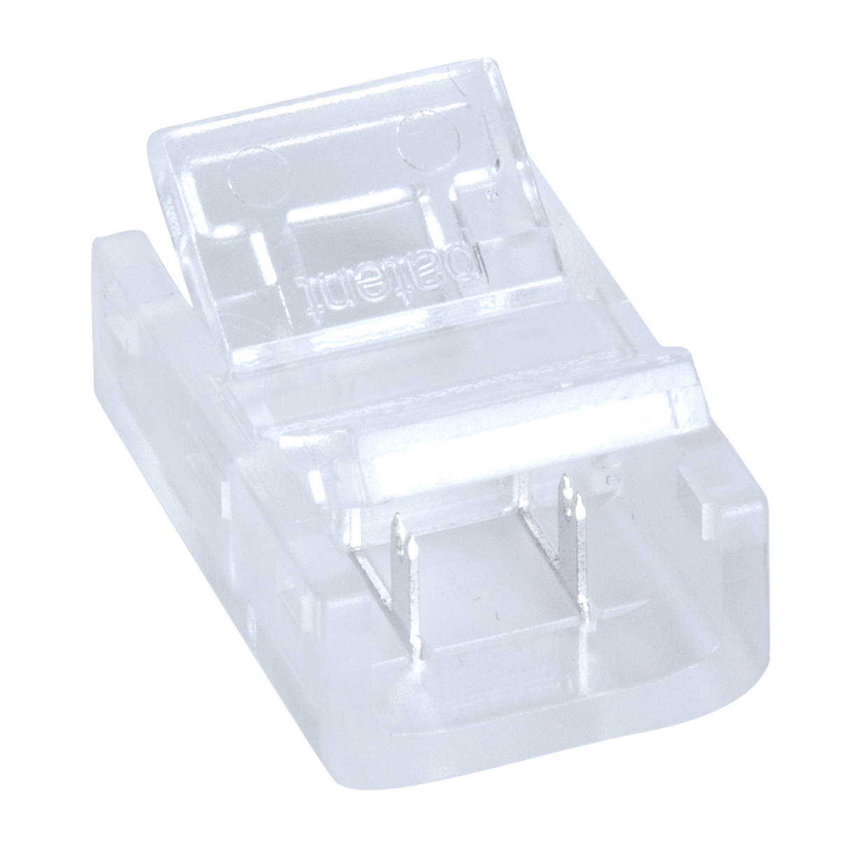 GloboStar® 70685 Ενωτικός Σύνδεσμος για Μονόχρωμη Ταινία LED 10mm 2 PIN σε Μονόχρωμη Ταινία LED 10mm 2 PIN Μ1.9 x Π1.3 x Υ0.7cm Διάφανο - Image 2