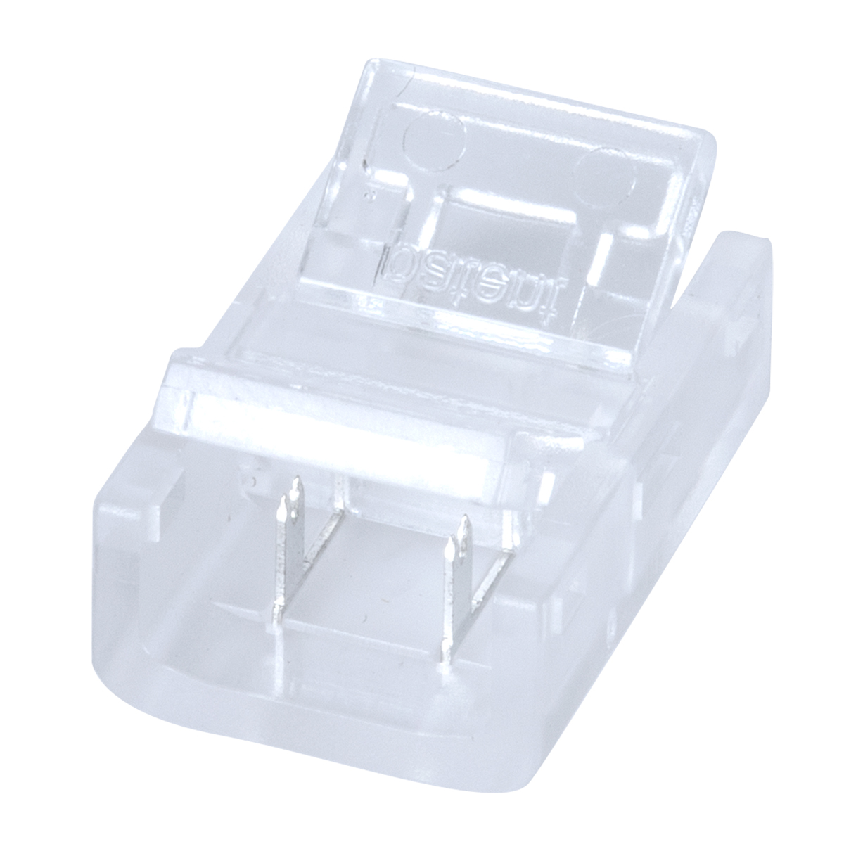 GloboStar® 70685 Ενωτικός Σύνδεσμος για Μονόχρωμη Ταινία LED 10mm 2 PIN σε Μονόχρωμη Ταινία LED 10mm 2 PIN Μ1.9 x Π1.3 x Υ0.7cm Διάφανο - Image 3