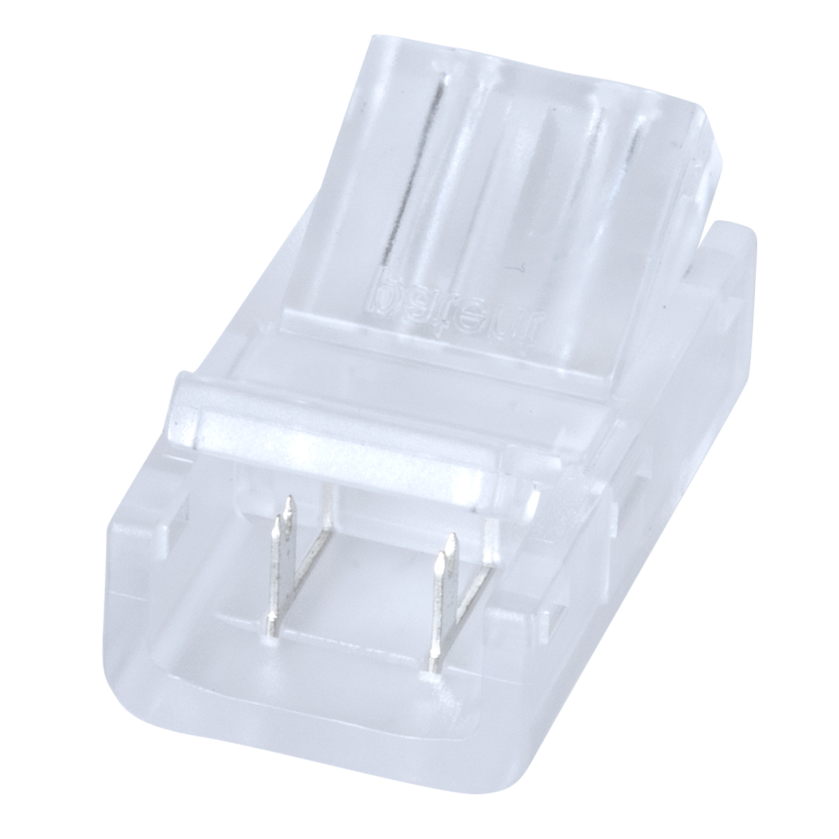GloboStar® 70686 Ενωτικός Σύνδεσμος για Μονόχρωμη Ταινία LED 10mm 2 PIN σε Καλώδιο Τροφοδοσίας Ατερμάτιστο 2 PIN Μ2.1 x Π1.3 x Υ0.7cm Διάφανο - Image 3