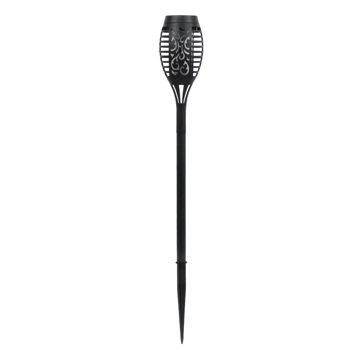GloboStar® 71527 Αυτόνομο Ηλιακό Φωτιστικό LED SMD 3W 150lm με Ενσωματωμένη Μπαταρία 600mAh - Φωτοβολταϊκό Πάνελ - Αισθητήρα Ημέρας-Νύχτας Φαναράκι Κήπου - Εφέ Φλόγας Διακοσμητικό Αυτόνομο Αδιάβροχο IP65 1500-2000K Φ7 x Υ50cm - Image 3