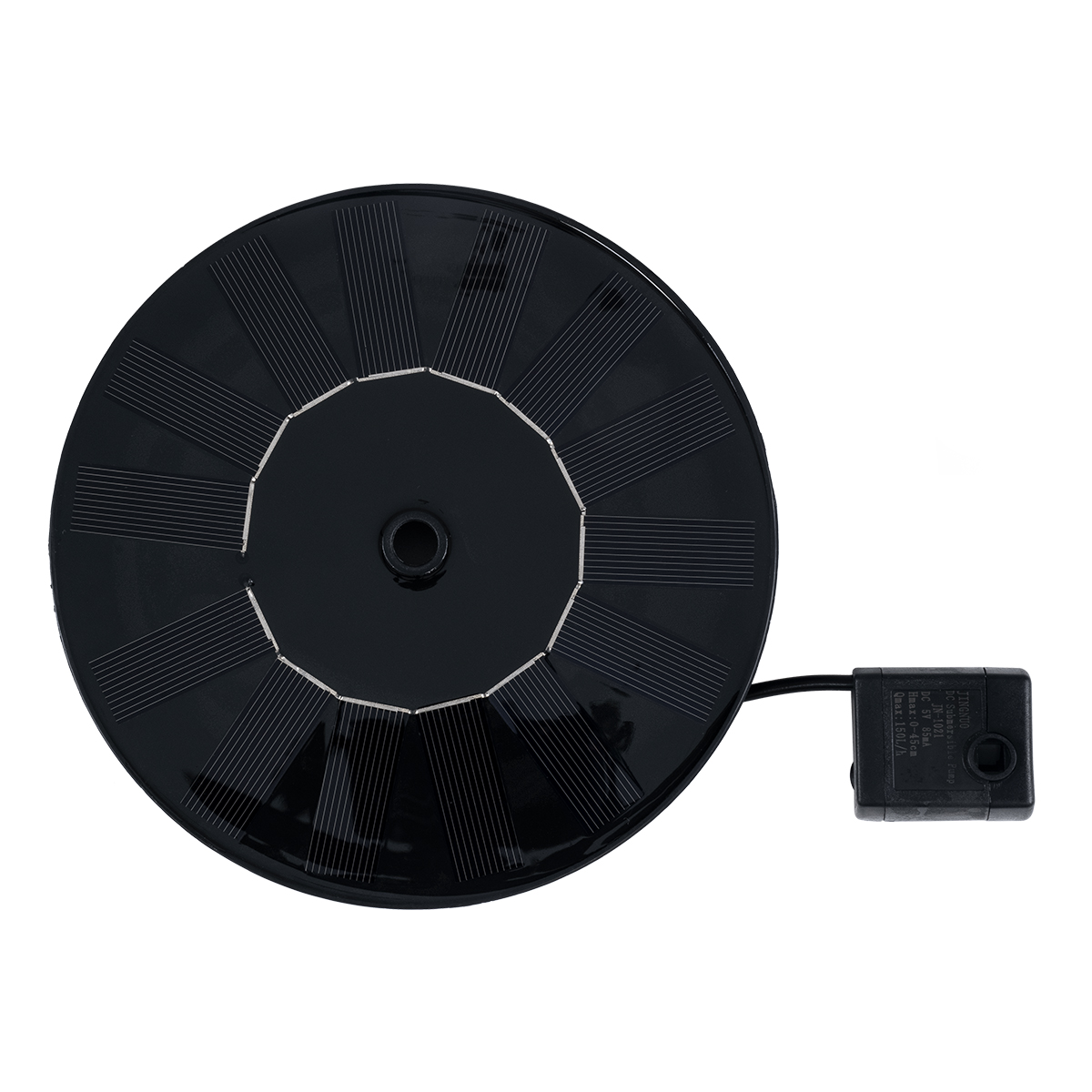 GloboStar® 71530 Ηλιακό Αυτόνομο Φωτοβολταϊκό Διακοσμητικό Συντριβάνι με Μέγιστο Ύψος Νερού 30-60cm - 4 Διαφορετικά Μπέκ Ψεκασμού Αδιάβροχο IP68 Φ16 x Υ7.5cm - Image 5