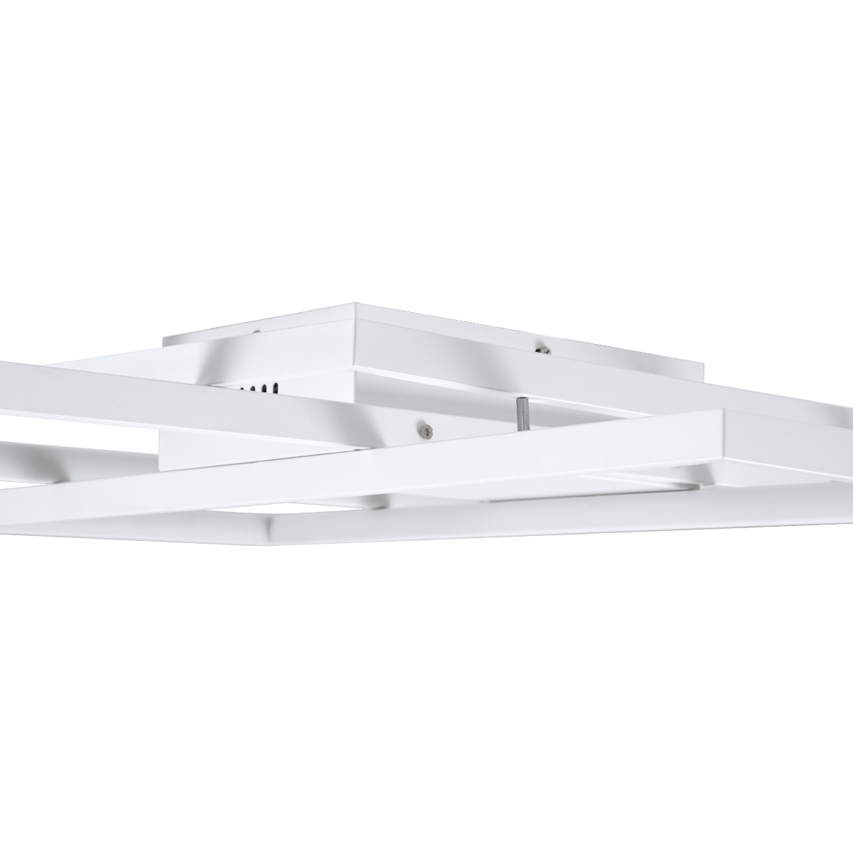 GloboStar® QUADRA 61389 Φωτιστικό Οροφής Design LED CCT 120W 14400lm 120° AC 220-240V - Εναλλαγή Φωτισμού μέσω Τηλεχειριστηρίου All In One Ψυχρό 6000k+Φυσικό 4500k+Θερμό 2700k Dimmable Μ105 x Π60 x Υ19cm - Λευκό - 3 Years Warranty - Image 8