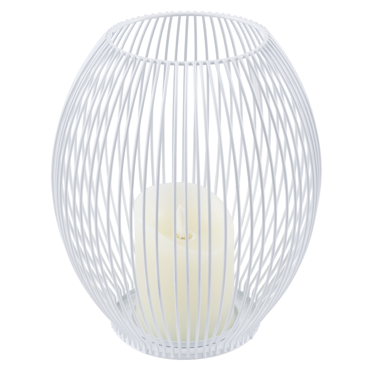 GloboStar® CANDLE 76492 Διακοσμητικό Realistic Κερί με LED Εφέ Κινούμενης Φλόγας - Μπαταρίας 2 x AA (Δεν Συμπεριλαμβάνονται) & Ασύρματο Χειριστήριο IR Θερμό Λευκό 2700K Dimmable Λευκό Φ19 x Υ24cm - Image 2