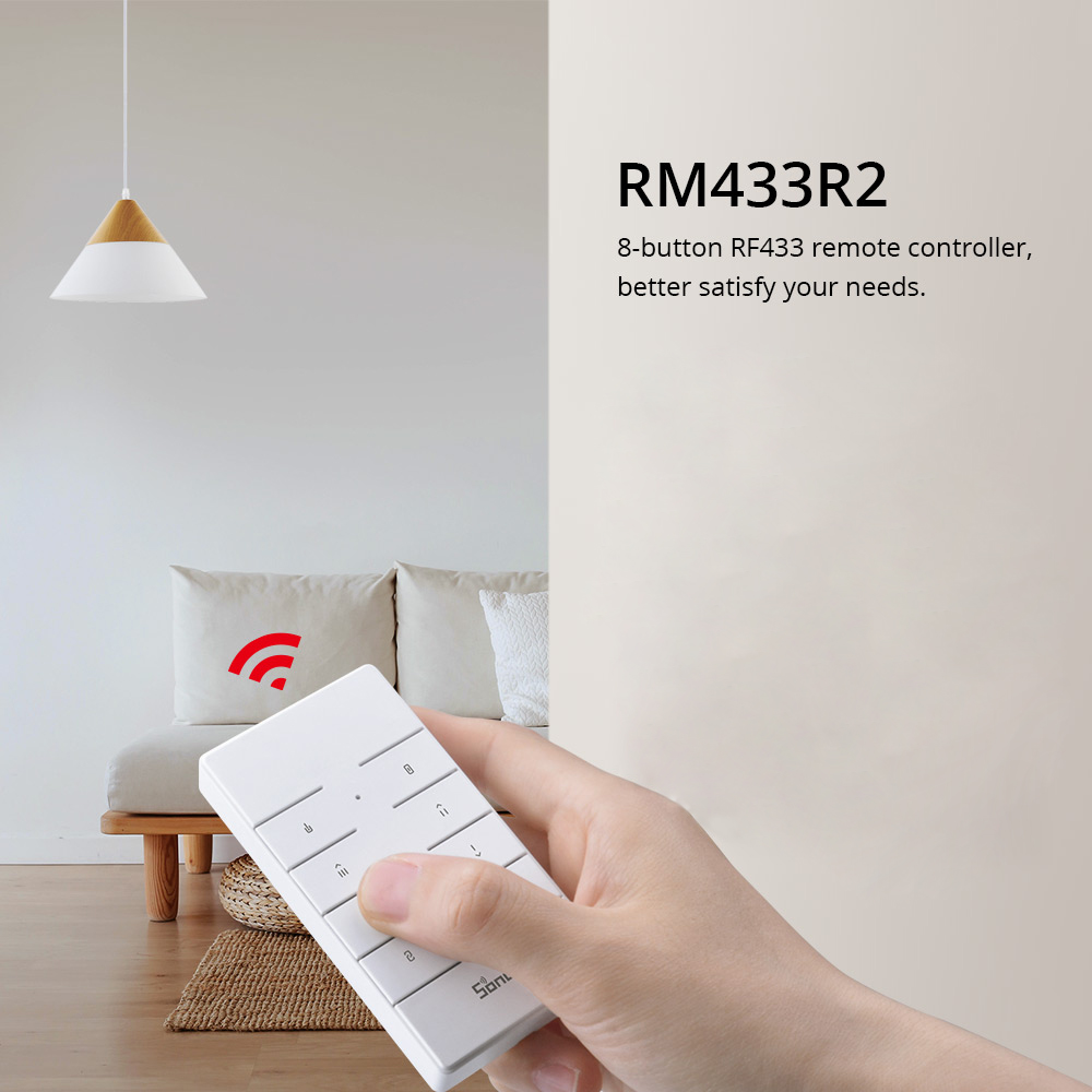 GloboStar® 80074 SONOFF RM433R2 - Remote Controller RF 433Mhz 8 Key (Battery Included) - Image 7