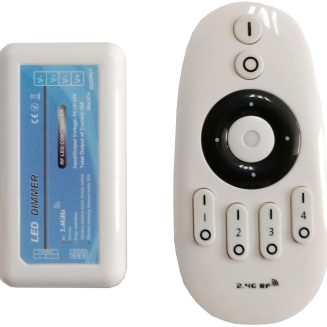 Avide LED Strip 12V 144W Dimmer 4 Zone RF Remote and Controller
