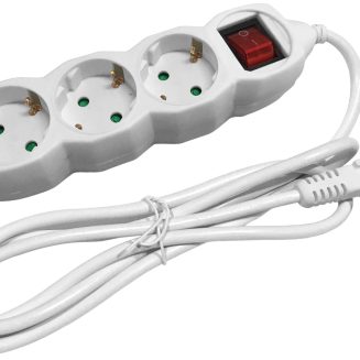 Entac Socket Extension Cord 3 Sockets With Switch 3m 3G1.5