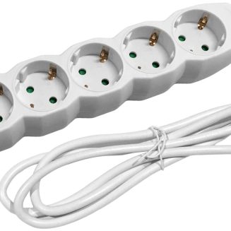 Entac Socket Extension Cord 6 Sockets 3m 3G1.5