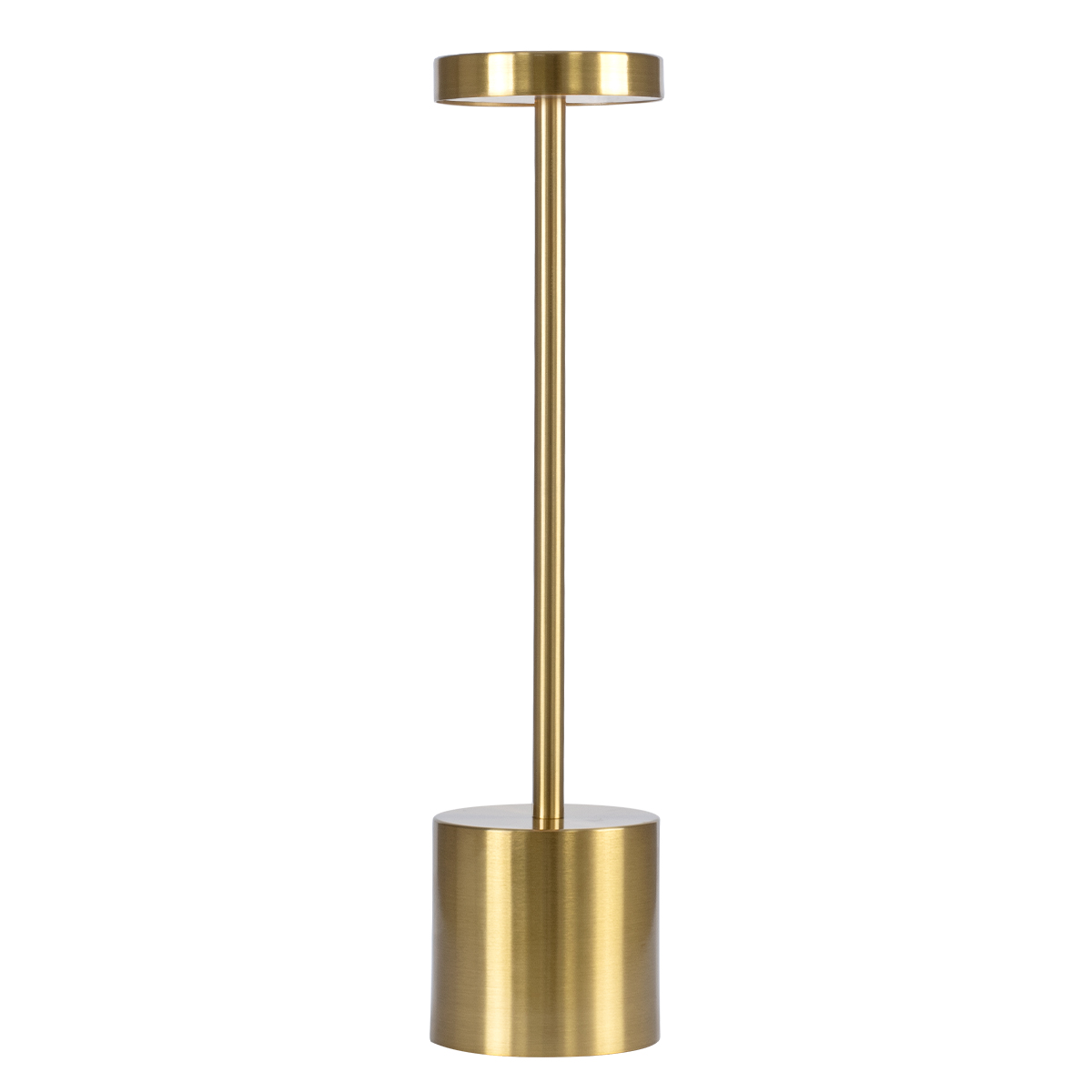 GloboStar® JOJO 76523 Μοντέρνο Επιτραπέζιο Φωτιστικό Πορτατίφ LED 1.5W 105lm 120° DC 5V Επαναφορτιζόμενο με Μπαταρία Li-ion 1800mAh - Διακόπτη Αφής με 3 Εναλλαγές Φωτισμού CCT Θερμό - Φυσικό - Ψυχρό 1500K - 4500K - 6000K Dimmable - D8 x H34cm - Χρυσό - Image 4