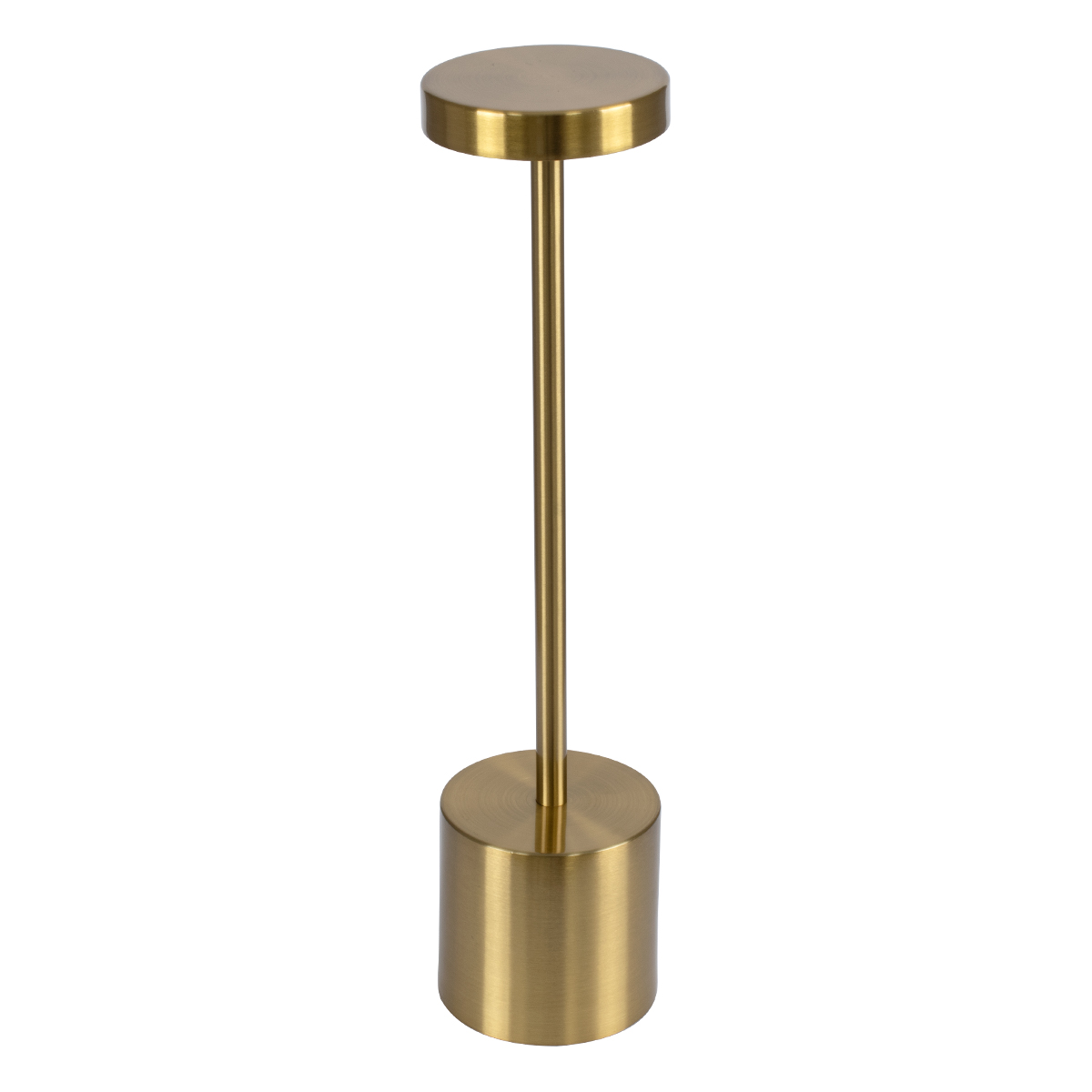 GloboStar® JOJO 76523 Μοντέρνο Επιτραπέζιο Φωτιστικό Πορτατίφ LED 1.5W 105lm 120° DC 5V Επαναφορτιζόμενο με Μπαταρία Li-ion 1800mAh - Διακόπτη Αφής με 3 Εναλλαγές Φωτισμού CCT Θερμό - Φυσικό - Ψυχρό 1500K - 4500K - 6000K Dimmable - D8 x H34cm - Χρυσό - Image 5