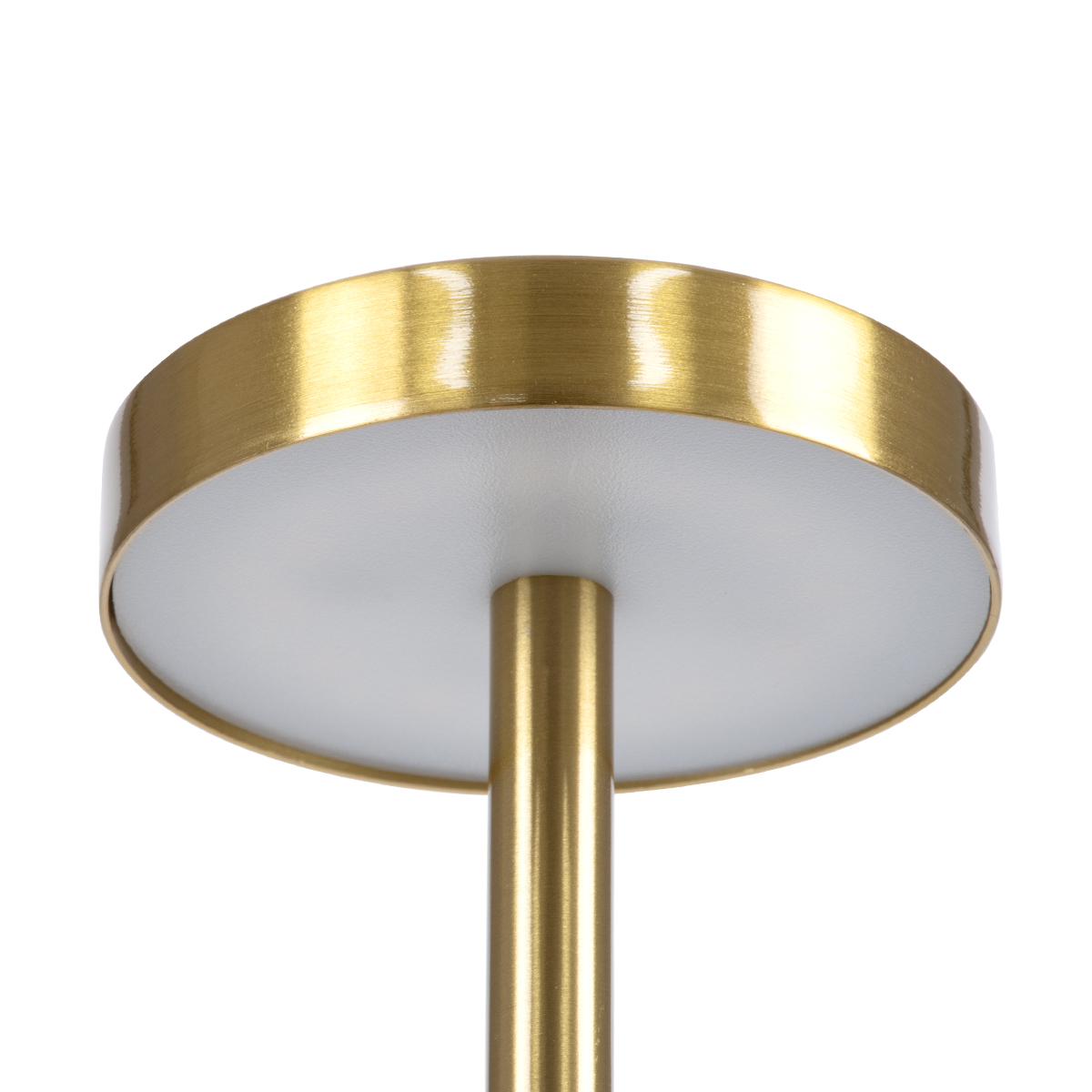 GloboStar® JOJO 76523 Μοντέρνο Επιτραπέζιο Φωτιστικό Πορτατίφ LED 1.5W 105lm 120° DC 5V Επαναφορτιζόμενο με Μπαταρία Li-ion 1800mAh - Διακόπτη Αφής με 3 Εναλλαγές Φωτισμού CCT Θερμό - Φυσικό - Ψυχρό 1500K - 4500K - 6000K Dimmable - D8 x H34cm - Χρυσό - Image 7