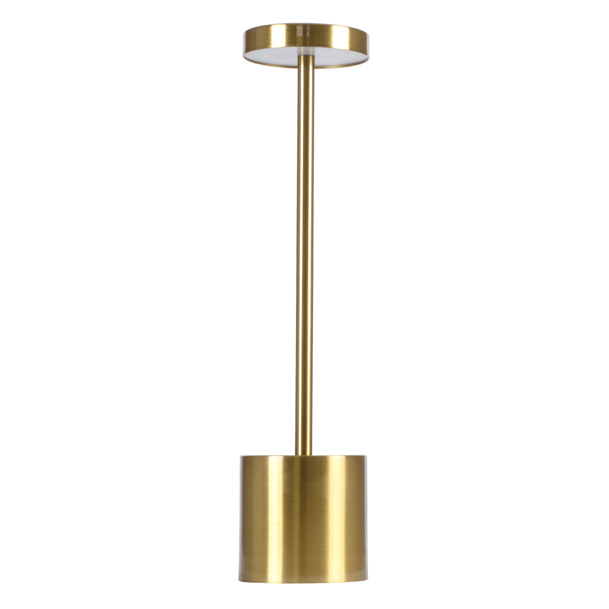 GloboStar® JOJO 76523 Μοντέρνο Επιτραπέζιο Φωτιστικό Πορτατίφ LED 1.5W 105lm 120° DC 5V Επαναφορτιζόμενο με Μπαταρία Li-ion 1800mAh - Διακόπτη Αφής με 3 Εναλλαγές Φωτισμού CCT Θερμό - Φυσικό - Ψυχρό 1500K - 4500K - 6000K Dimmable - D8 x H34cm - Χρυσό - Image 2