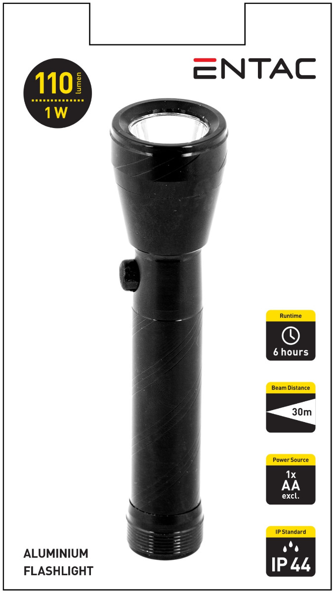 Entac Flashlight 1W Alu - AA