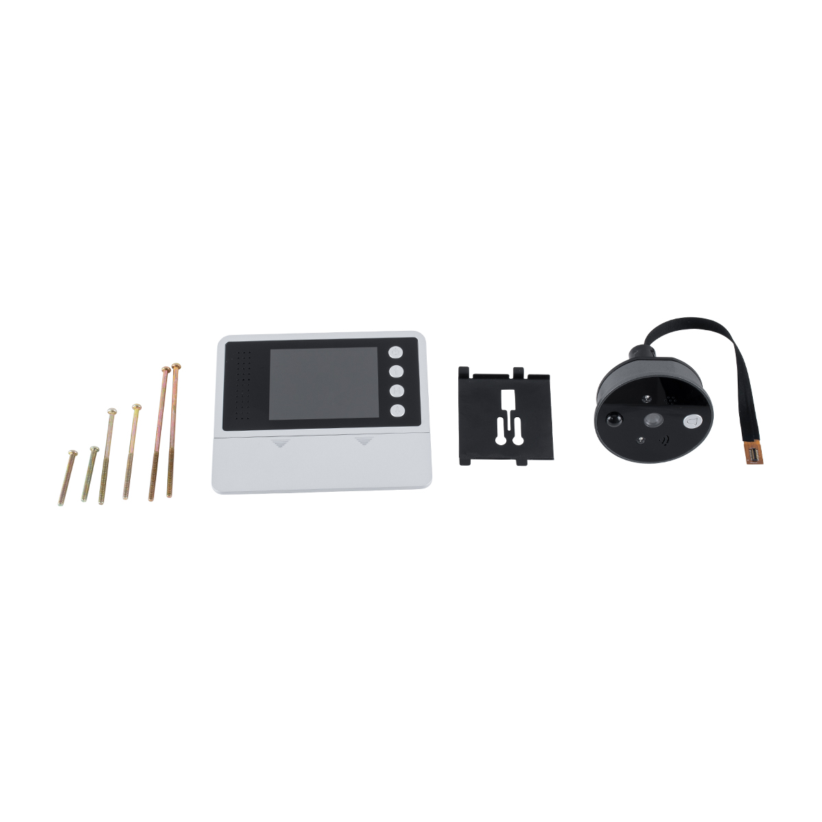 GloboStar® 86017 Ψηφιακή Έξυπνη Camera Εξώπορτας 90° Μοιρών με Έγχρωμη Οθόνη 2.8" Inches - Νυχτερινή Όραση με LED IR - Κουδούνι - Εσωτερική Μνήμη Αποθήκευσης - Λειτουργεί με 4 Μπαταρίες AAA - Image 12