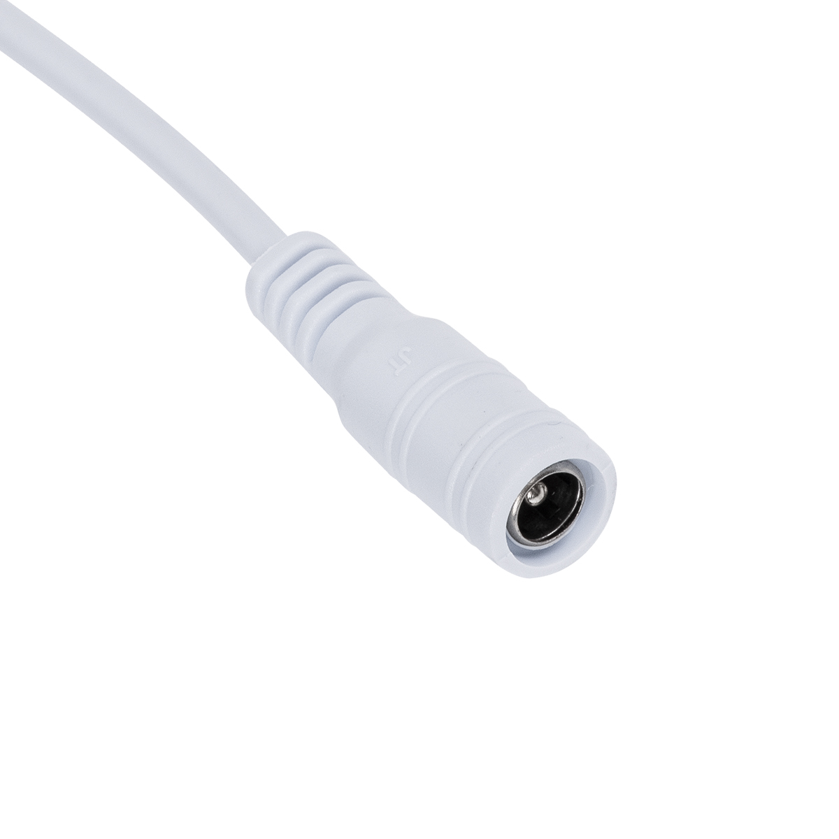 GloboStar® 70679 Καλώδιο Τροφοδοσίας DC Προέκταση 2 Μέτρων από Jack 2.1x5.5mm Male σε Female 2.1x5.5mm D1.1 x L200cm Λευκό - Image 3