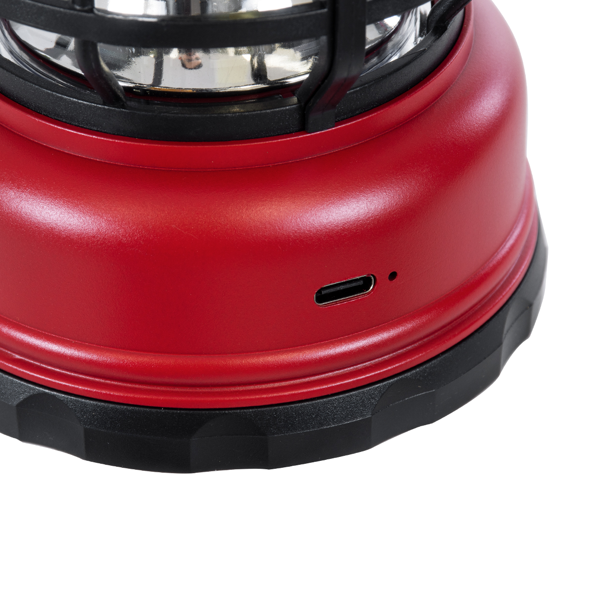 GloboStar® 85694 Αυτόνομο Επαναφορτιζόμενο Φανάρι Camping LED 5W USB 2.0 με Επαναφορτιζόμενη Μπαταρία 1 x 18650 2000mAh Li-ion - IP20 - Dimmable - Κόκκινο με Διάφανο Γυαλί - Θερμό Λευκό 3000K Φ12 x Υ17cm - Image 8