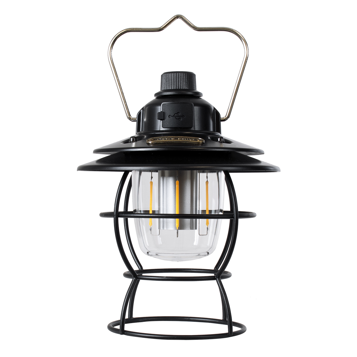 GloboStar® 85695 Αυτόνομο Φανάρι Camping LED 4W USB 2.0 με Επαναφορτιζόμενη Μπαταρία 1 x 18650 2000mAh Li-ion Power Bank IP20 Dimmable Μαύρο με Διάφανο Γυαλί CCT Εναλλαγή Φωτισμού μέσω On/Off All In One Ψυχρό 6000K+Φυσικό 4500K+Θερμό 2700K Φ13.5 x Υ17.5cm - Image 6