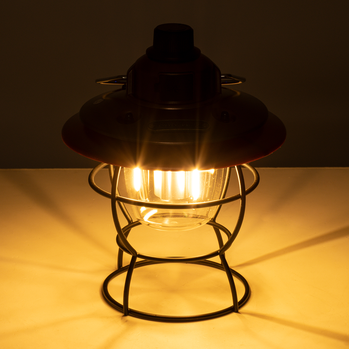 GloboStar® 85697 Αυτόνομο Φανάρι Camping LED 4W USB 2.0 με Επαναφορτιζόμενη Μπαταρία 1 x 18650 2000mAh Li-ion Power Bank IP20 Dimmable Καφέ με Διάφανο Γυαλί CCT Εναλλαγή Φωτισμού μέσω On/Off All In One Ψυχρό 6000K+Φυσικό 4500K+Θερμό 2700K Φ13.5 x Υ17.5cm - Image 13