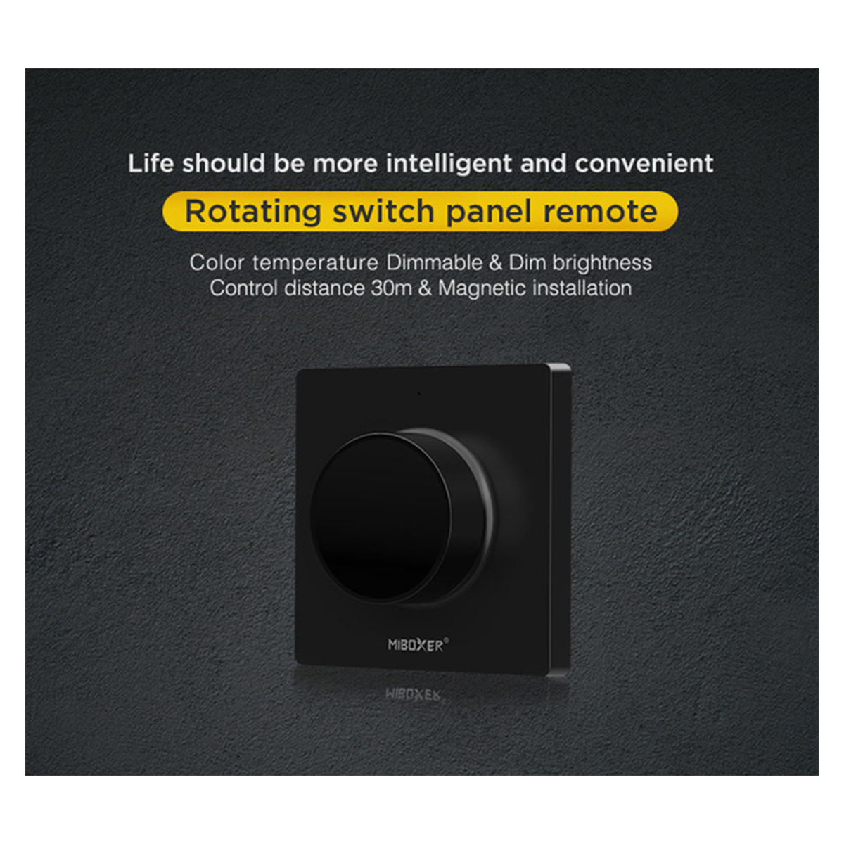GloboStar® 71444 K1-B Ασύρματο Επιτοίχιο Χειριστήριο Dimmer 2.4Ghz 1 Group για όλα τα Controller Μονόχρωμα Mi Light & Mi Boxer DC 3V 1 x CR2032 - IP20 Μαύρο Μ8.5 x Π8.5 x Υ2.5cm - 5 Years Warranty - Image 11