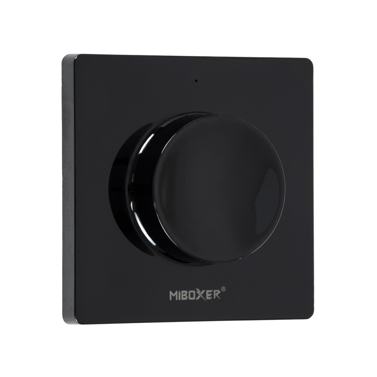 GloboStar® 71444 K1-B Ασύρματο Επιτοίχιο Χειριστήριο Dimmer 2.4Ghz 1 Group για όλα τα Controller Μονόχρωμα Mi Light & Mi Boxer DC 3V 1 x CR2032 - IP20 Μαύρο Μ8.5 x Π8.5 x Υ2.5cm - 5 Years Warranty - Image 2