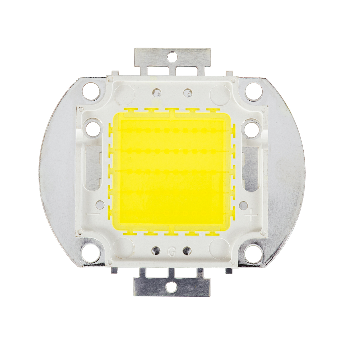 GloboStar® 73762 Υψηλής Ισχύος COB LED BRIDGELUX 50W 32V 5000lm Ψυχρό Λευκό 6000K Μ5.6 x Π5.2 x Υ0.6cm - Image 2