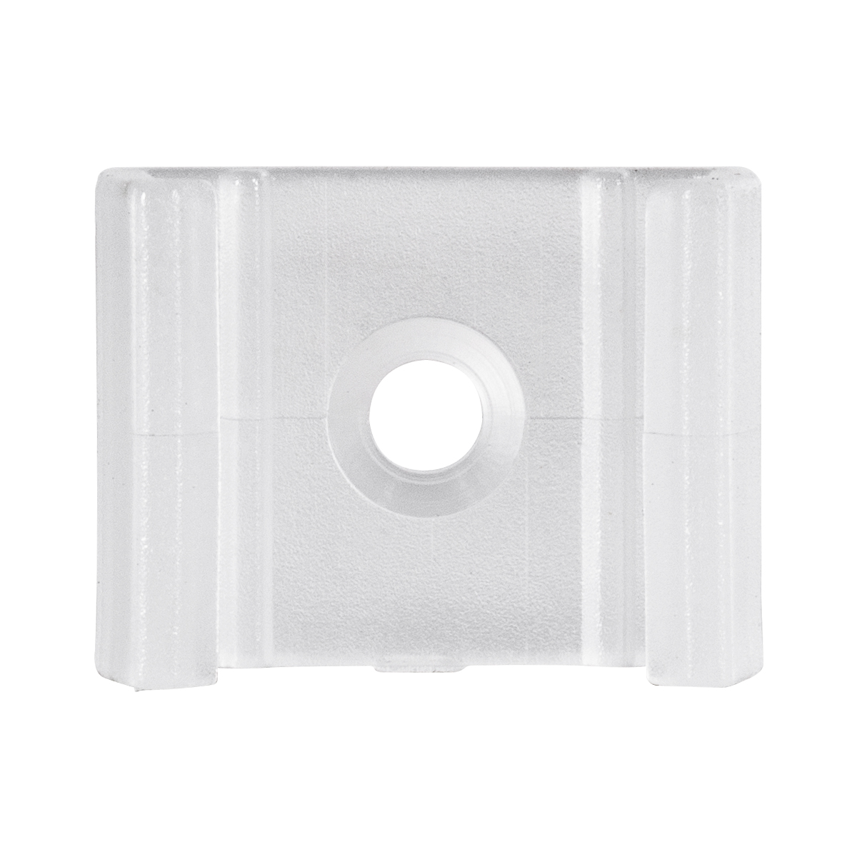 GloboStar® 70548 Πλαστική PVC Βάση Στήριξης για Όλες τις Μονόχρωμες EPISTAR Wide Ταινίες LED Διπλής Σειράς DC 230V IP68 - Μ1.5 x Π2 x Υ1.1cm - Image 3