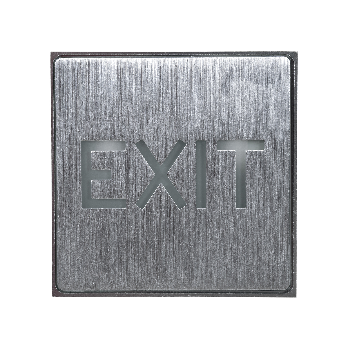 GloboStar® SENSATI 75651 Φωτιστικό Τοίχου Ένδειξης EXIT LED 1W AC 220-240V με Επαναφορτιζόμενη Μπαταρία 350mAh IP20 - Σώμα Αλουμινίου - Μ11 x Π11 x Υ3cm - Πράσινο - Image 3