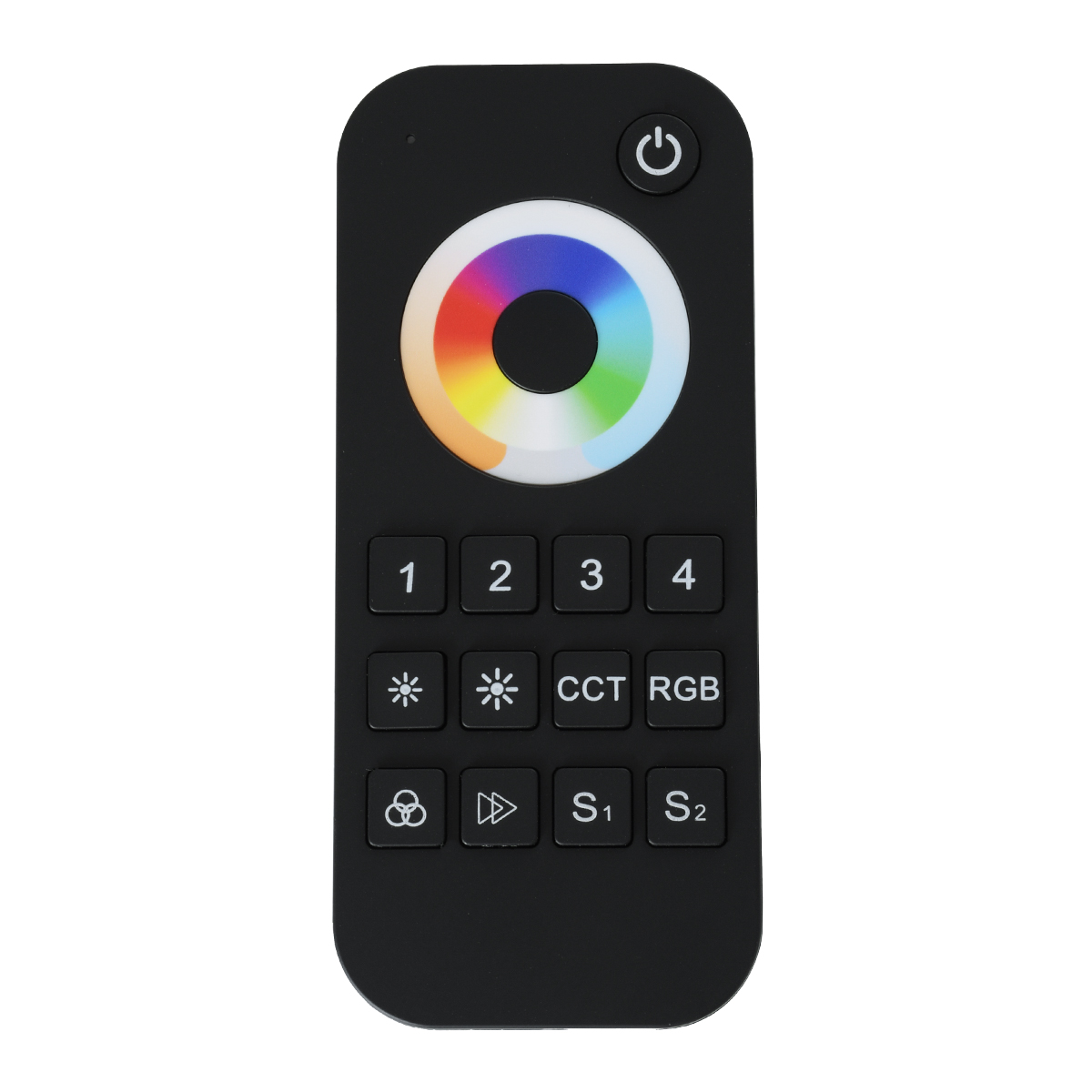 GloboStar® 71544 RT10 SKYDANCE Ασύρματο Χειριστήριο Αφής RF 2.4Ghz 4 Group για όλα τα RGBW+WW SKYDANCE Controller DC 3V 2 x AAA - IP20 Μαύρο Μ12.2 x Π5.3 x Υ1.7cm - 5 Years Warranty - Image 2
