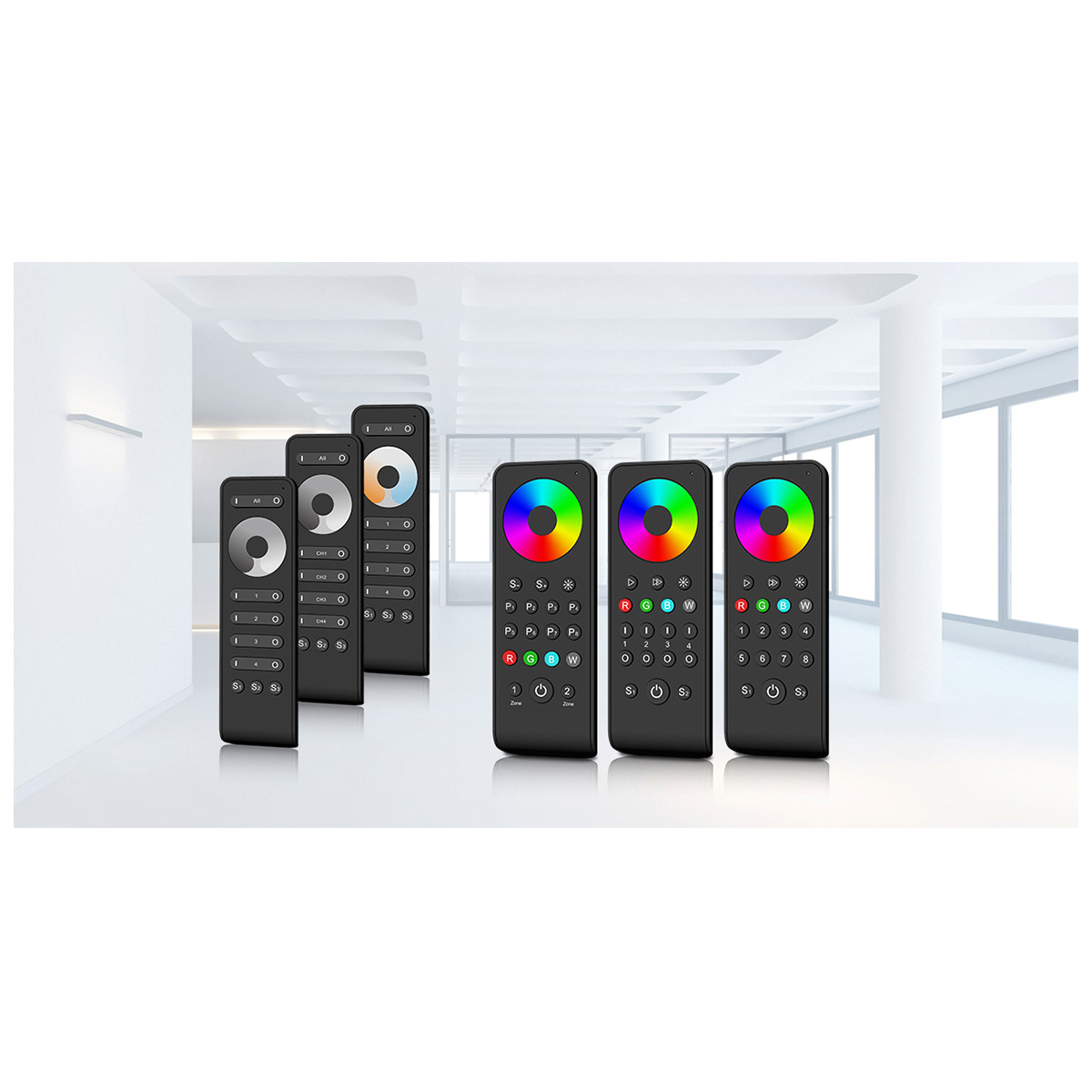 GloboStar® 71574 RS8 SKYDANCE Ασύρματο Χειριστήριο Αφής RF 2.4Ghz 8 Group για όλα τα RGB/RGBW SKYDANCE Controller DC 3V 2 x AAA - IP20 Μαύρο Μ14 x Π5 x Υ1.9cm - 5 Years Warranty - Image 13