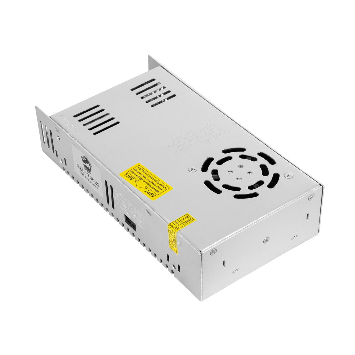 GloboStar® 73022 Μεταλλικό Τροφοδοτικό PELV για Προϊόντα LED 350W 70A - AC 220-240V σε DC 5V - IP20 L21.5 x W11.5 x H5cm - 3 Years Warranty - Image 3