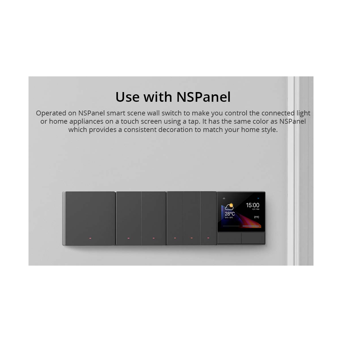 GloboStar® 80088 SONOFF M5-2C-80 SwitchMan Mechanical Smart Switch WiFi & Bluetooth AC 100-240V Max 10A 2200W (5A/Way) 2 Way - Image 13