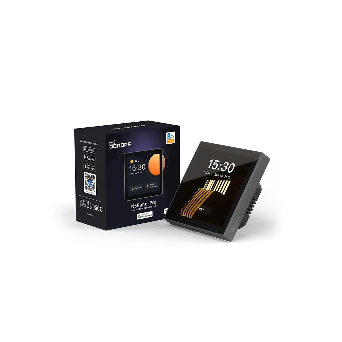 GloboStar® 80094 SONOFF NSPanel86PB Wi-Fi & Zigbee 3.0 Smart Scene Wall Switch (86/EU Type) - AC 100-240V - Integrated HMI Touch Panel - Smart Controller & Gateway for All Smart Devises - Image 5