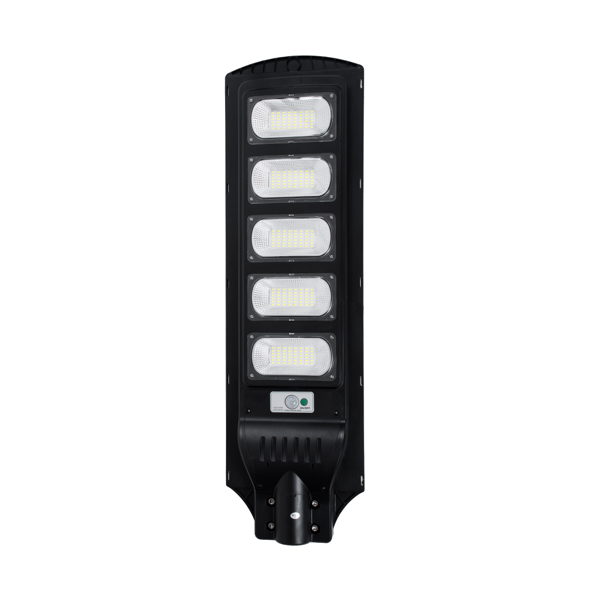 GloboStar® STREETA 85345 Professional LED Solar Street Light Αυτόνομο Ηλιακό Φωτιστικό Δρόμου 150W 1500lm 240 x LED SMD 5730 με Ενσωματωμένο Φωτοβολταϊκό Panel 6V 18W & Επαναφορτιζόμενη Μπαταρία Li-ion 3.2V 20000mAh με Αισθητήρα Ημέρας-Νύχτας & PIR Αισθητήρα Κίνησης - Αδιάβροχο IP65 - Ψυχρό Λευκό 6000K - Μ25 x Π6 x Υ83cm - 2 Years Warranty - Image 3