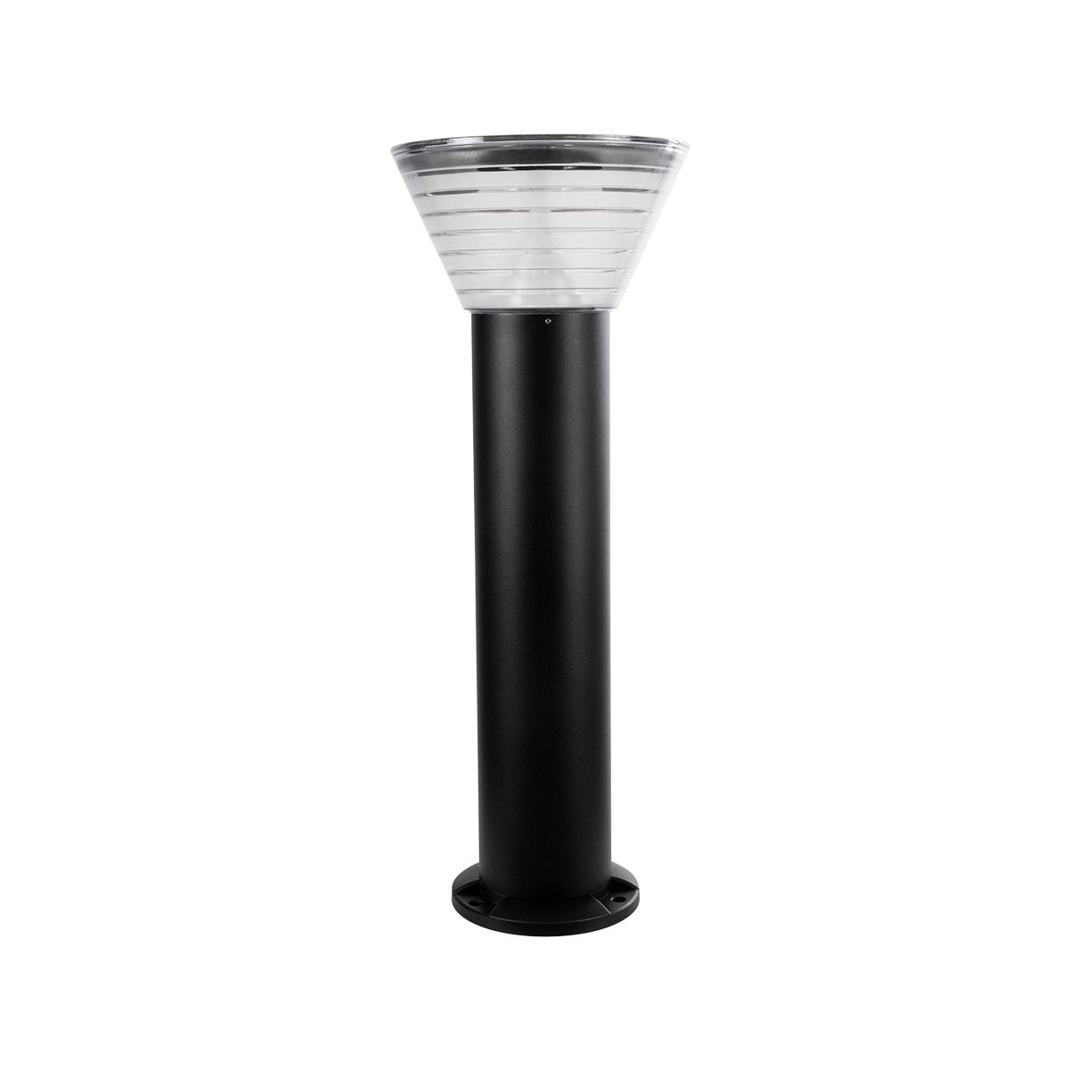 GloboStar® VEGGIE 90525 Αυτόνομο Ηλιακό Φωτιστικό Κήπου - Κολωνάκι Αρχιτεκτονικού Φωτισμού Εξωτερικού Χώρου LED 10W 330lm 120° με Ενσωματωμένο Φωτοβολταϊκό Panel 6V 2W & Επαναφορτιζόμενη Μπαταρία Li-ion 3.2V 1800mAh με Αισθητήρα Ημέρας-Νύχτας - Αδιάβροχο IP65 - Σώμα Αλουμινίου & ABS - Φ23 x Υ60cm - Ψυχρό Λευκό 6000K - Μαύρο - 2 Χρόνια Εγγύηση - Image 3