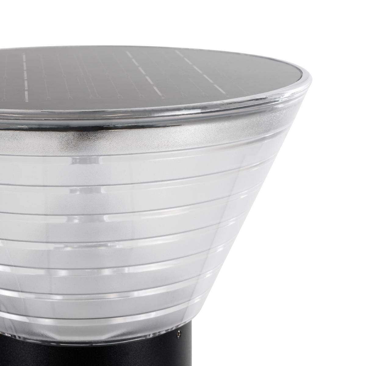 GloboStar® VEGGIE 90525 Αυτόνομο Ηλιακό Φωτιστικό Κήπου - Κολωνάκι Αρχιτεκτονικού Φωτισμού Εξωτερικού Χώρου LED 10W 330lm 120° με Ενσωματωμένο Φωτοβολταϊκό Panel 6V 2W & Επαναφορτιζόμενη Μπαταρία Li-ion 3.2V 1800mAh με Αισθητήρα Ημέρας-Νύχτας - Αδιάβροχο IP65 - Σώμα Αλουμινίου & ABS - Φ23 x Υ60cm - Ψυχρό Λευκό 6000K - Μαύρο - 2 Χρόνια Εγγύηση - Image 4