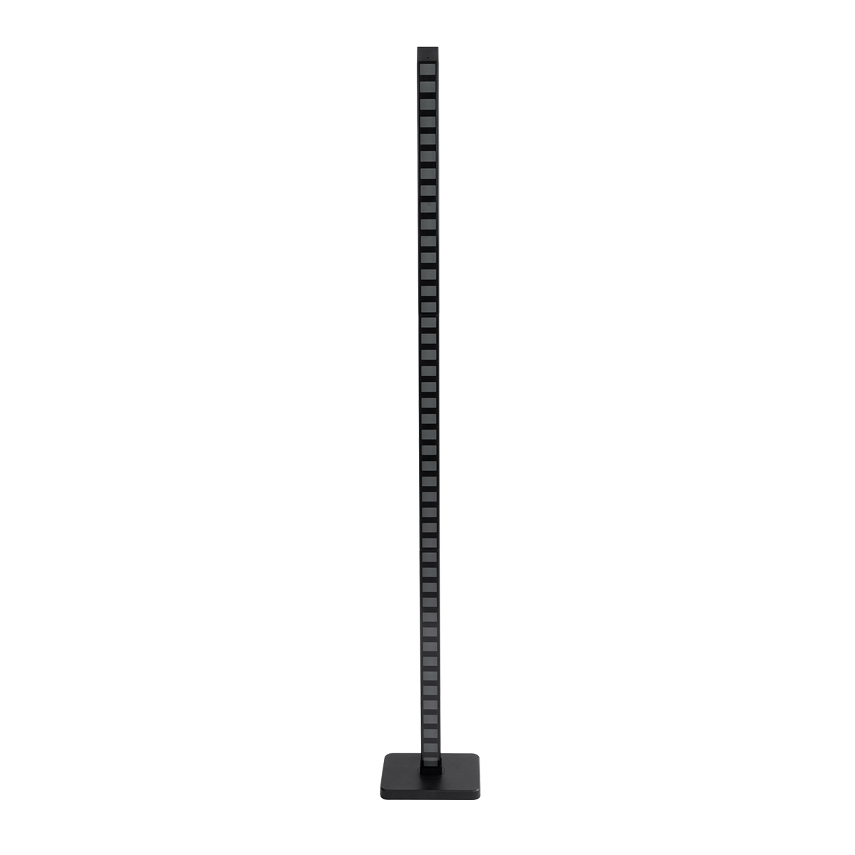 GloboStar® DIGICOLUMN 90762 Μοντέρνο Επιδαπέδιο Φωτιστικό Γραφείου Rhythm Music Bar LED 12W 960lm 90° DC 5V με USB 2.0 IP20 - Εναλλαγή Φωτισμού μέσω Τηλεχειριστηρίου - Πολύχρωμο RGB - Dimmable - Μαύρο - Μ3.4 x Π2.5 x Υ122cm - 2 Χρόνια Εγγύηση - Image 3