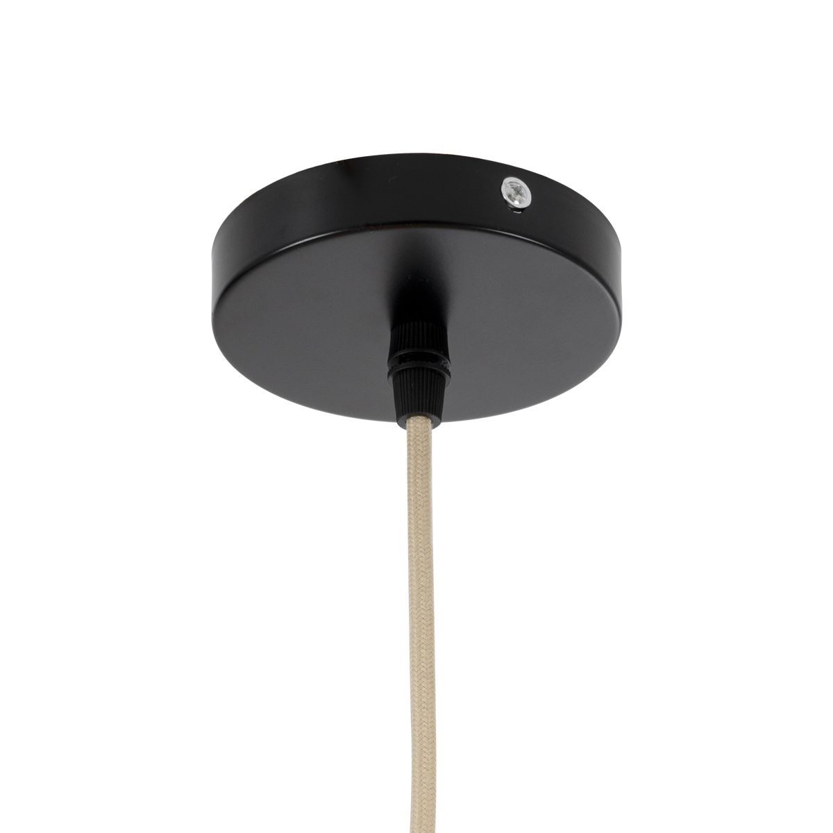 GloboStar® JAMAICA 01955 Boho Κρεμαστό Φωτιστικό Οροφής Μονόφωτο 1 x E27 AC220-240V IP20 - Φ60 x Υ60cm - Μπεζ - Χακί Ξύλινο Πλέγμα Καμπάνα - 5 Χρόνια Εγγύηση - Image 10